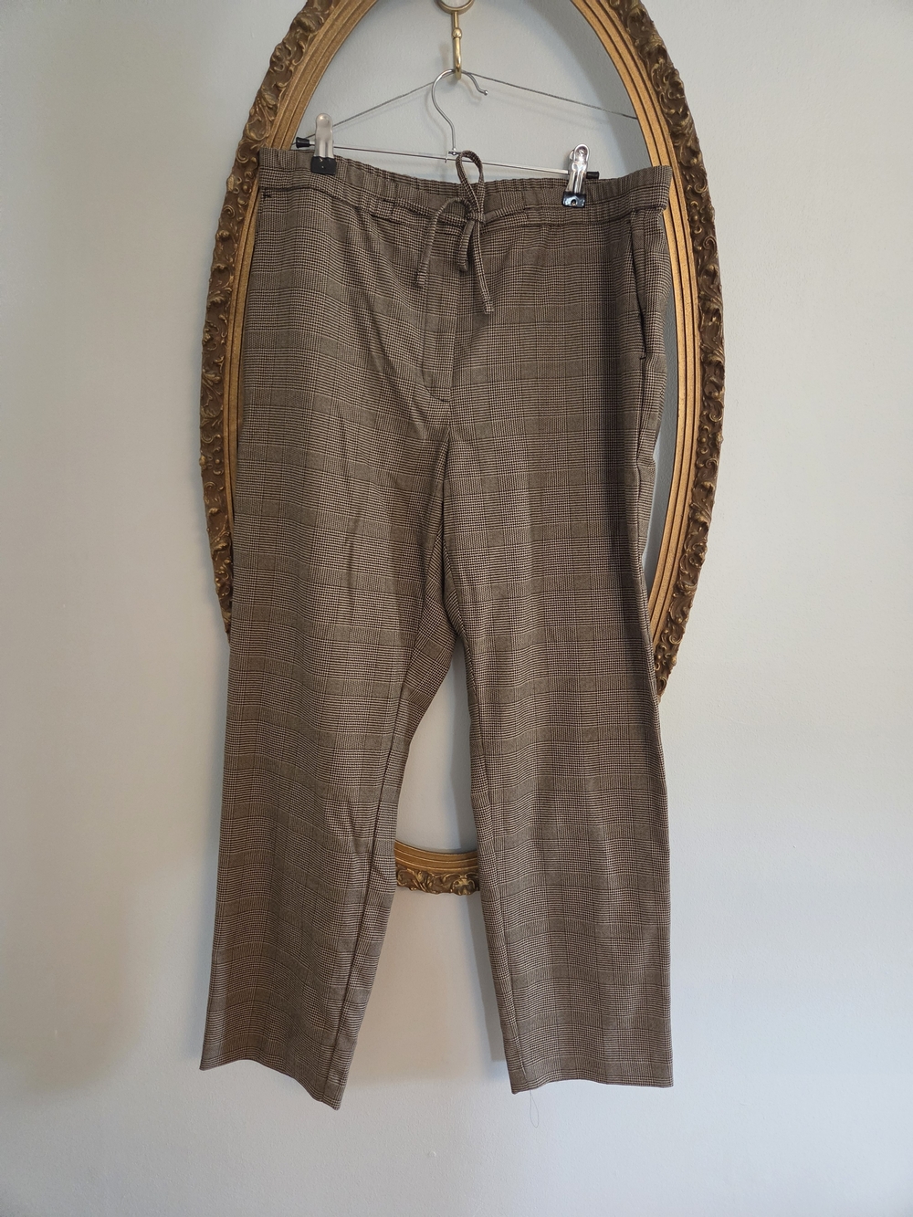 j. jill brown plaid pants